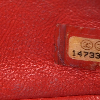 Chanel Aged Glazed Calfskin Quilted 2.55 Reissue 226 Flap Red 8 of 14