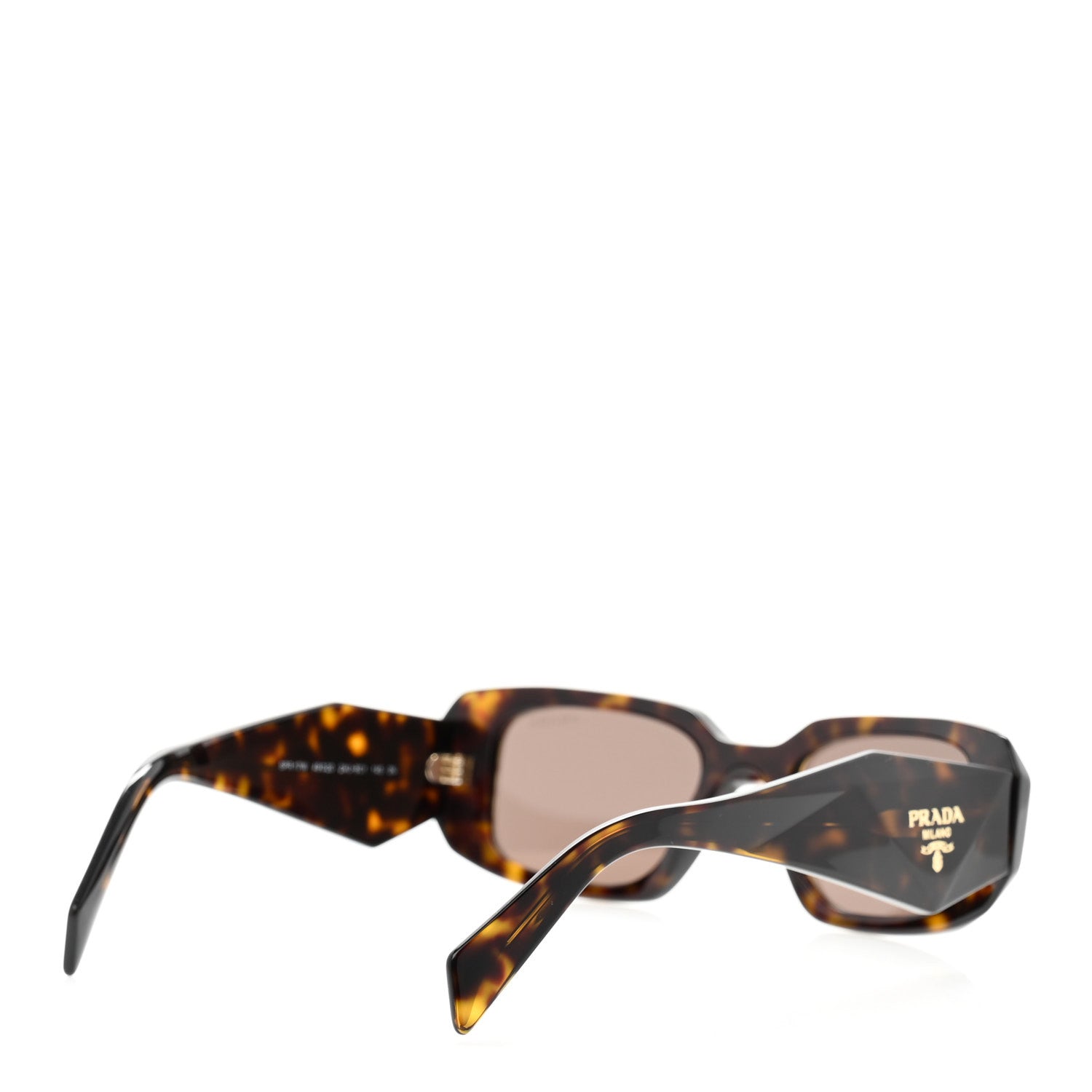 Prada Acetate Symbole Sunglasses SPR 17W Honey Tortoise 4 of 8