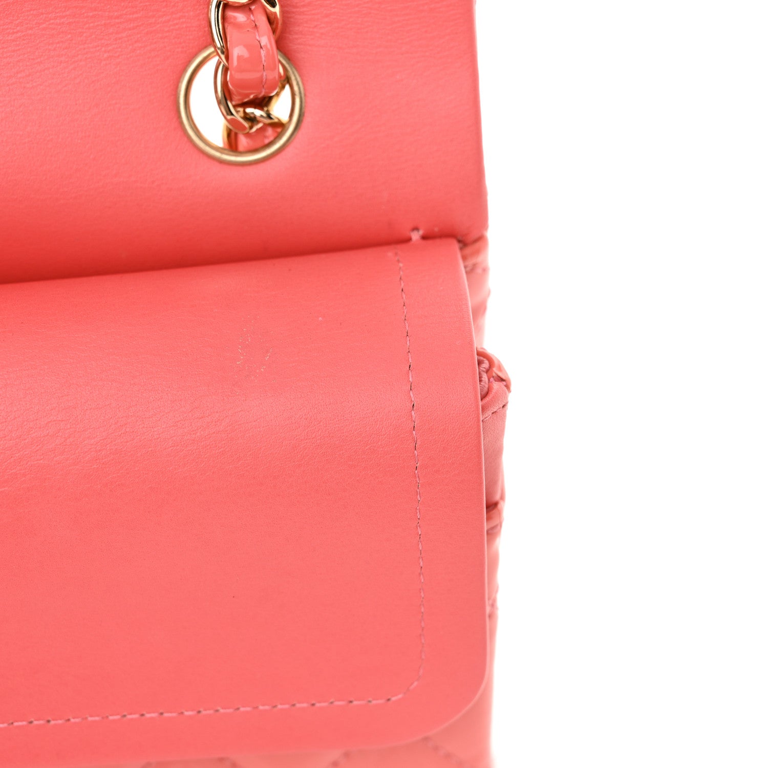 Chanel Patent Small Double Flap Pink 13 of 13