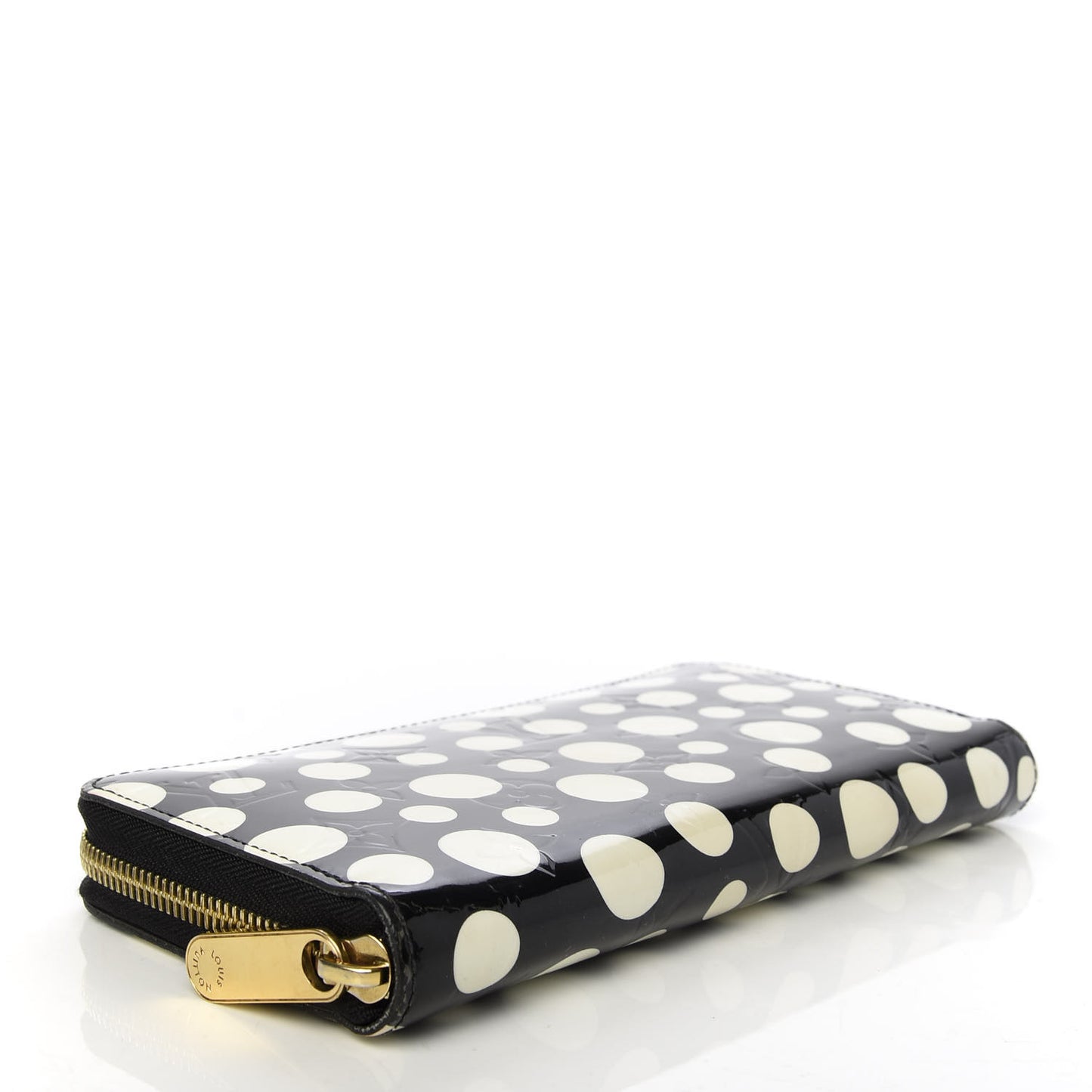 Vernis Kusama Infinity Dots Zippy Wallet Black