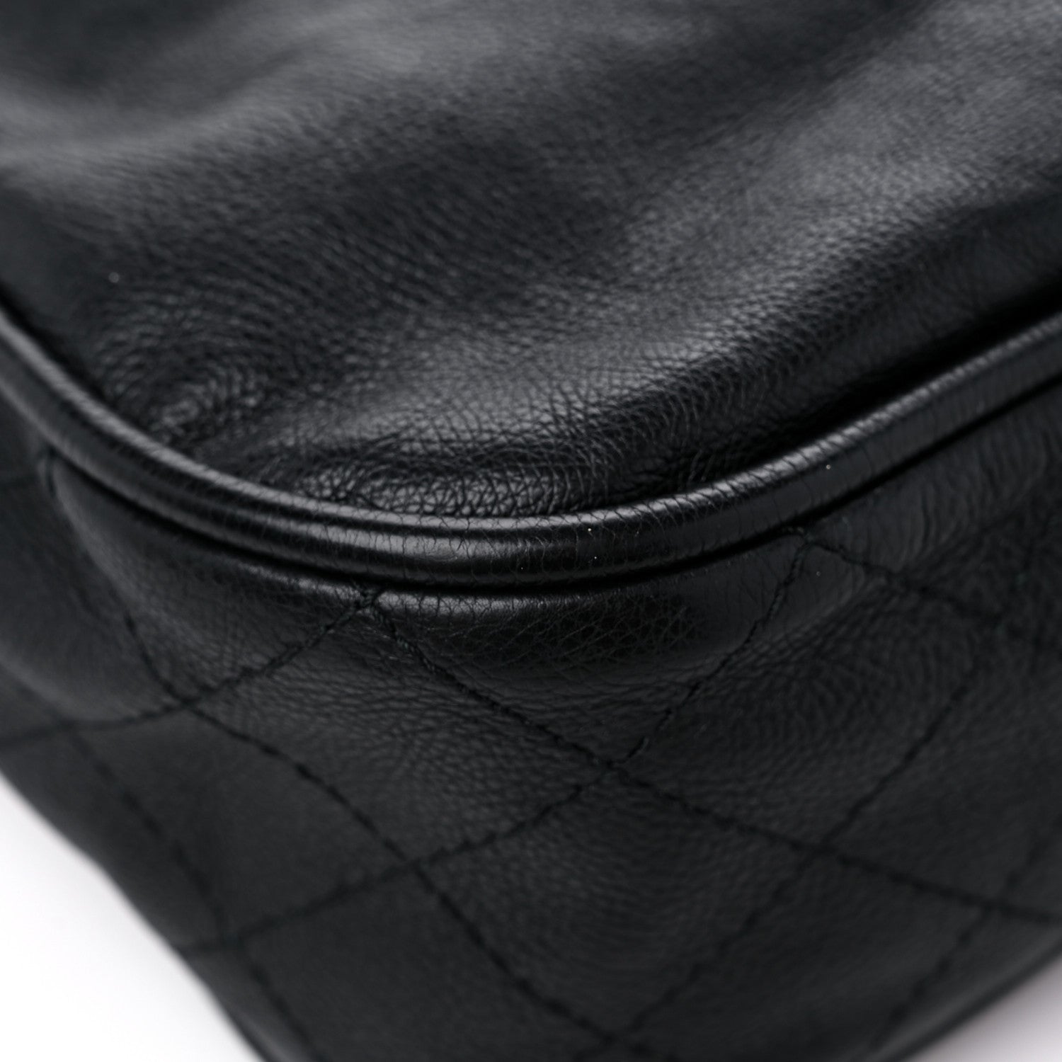 Chanel Calfskin Coco Curve Tote Black 8 of 10