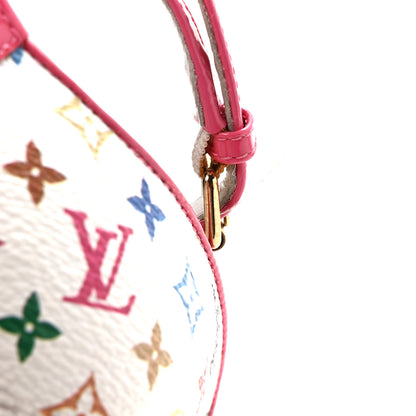 Louis Vuitton Monogram Multicolor Wedge Sandals 39.5 White Pink 9 of 9