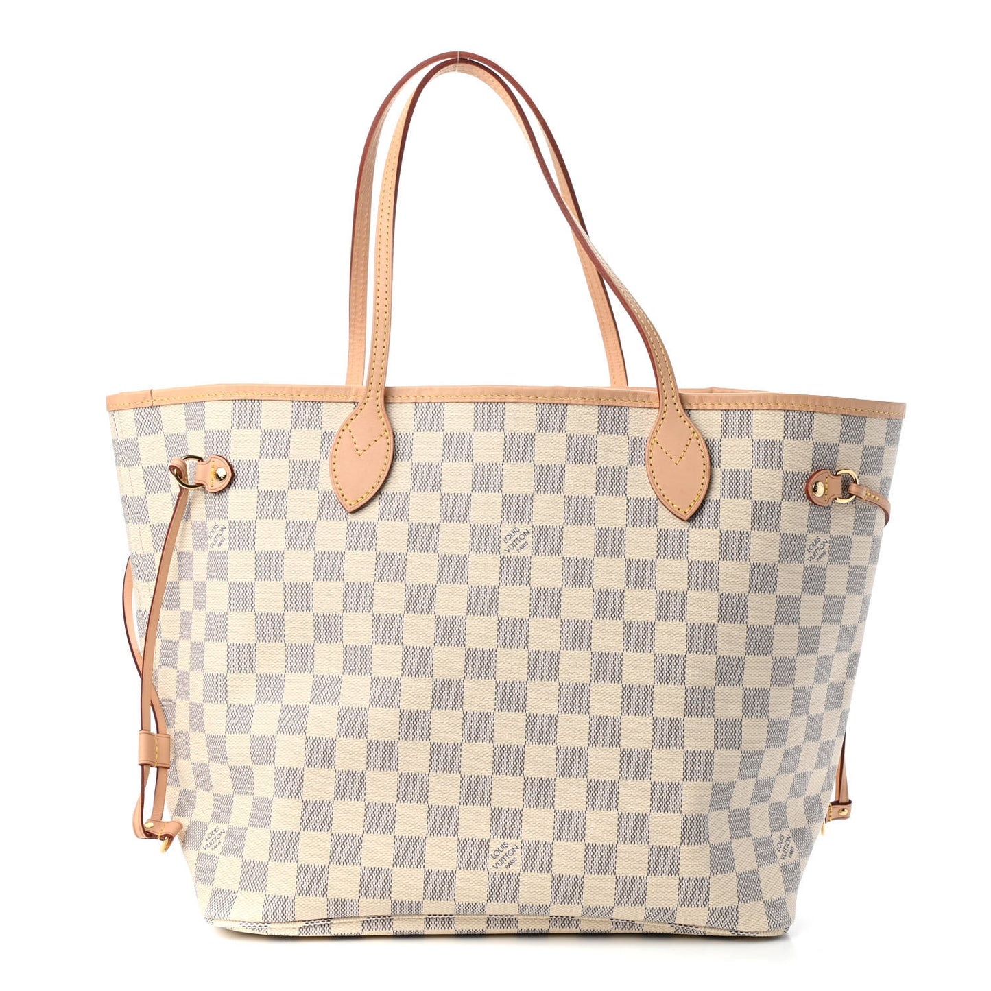 Damier Azur Neo Neverfull MM Rose Ballerine