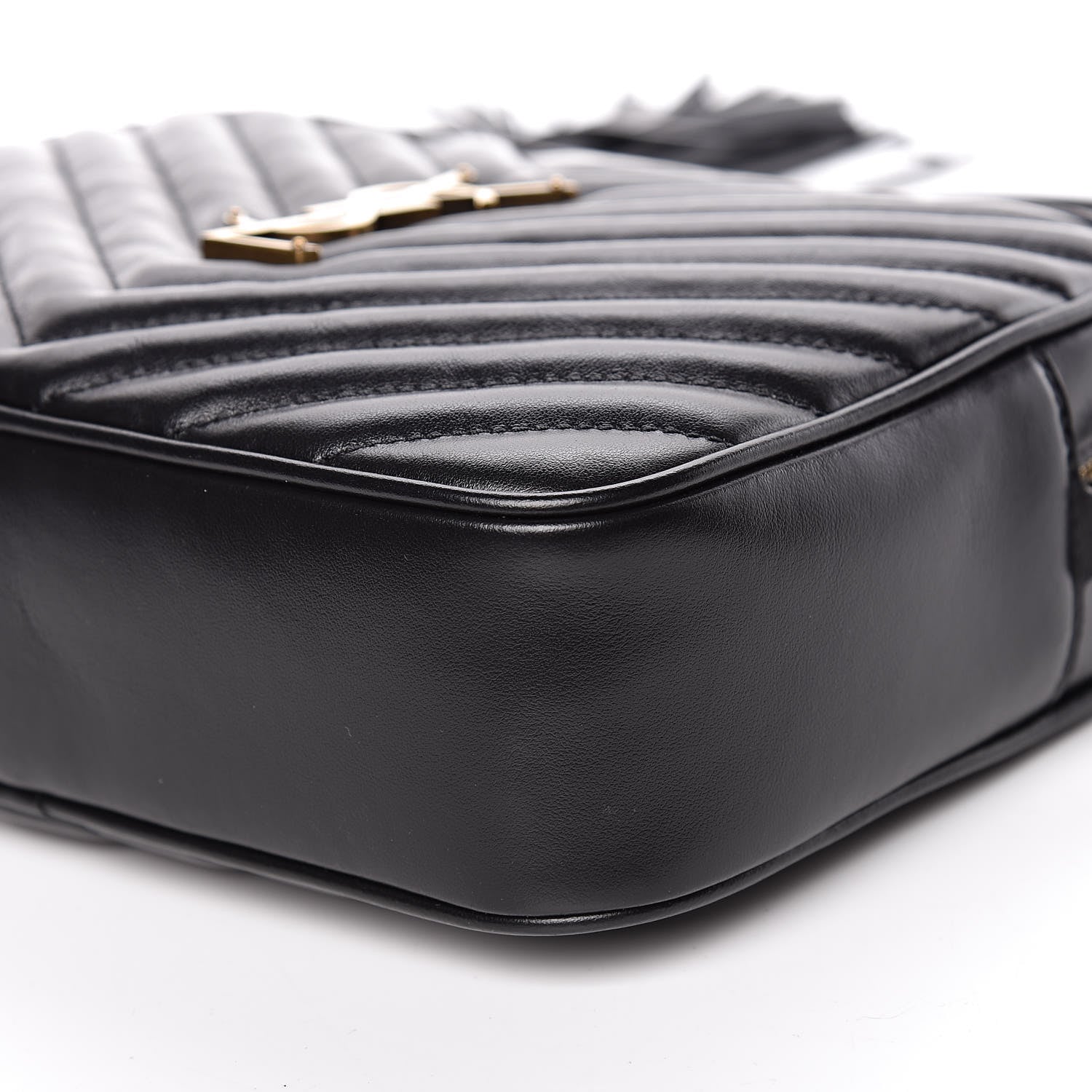 Saint Laurent Calfskin Matelasse Monogram Lou Camera Bag Black 10 of 10