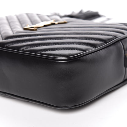 Saint Laurent Calfskin Matelasse Monogram Lou Camera Bag Black 10 of 10