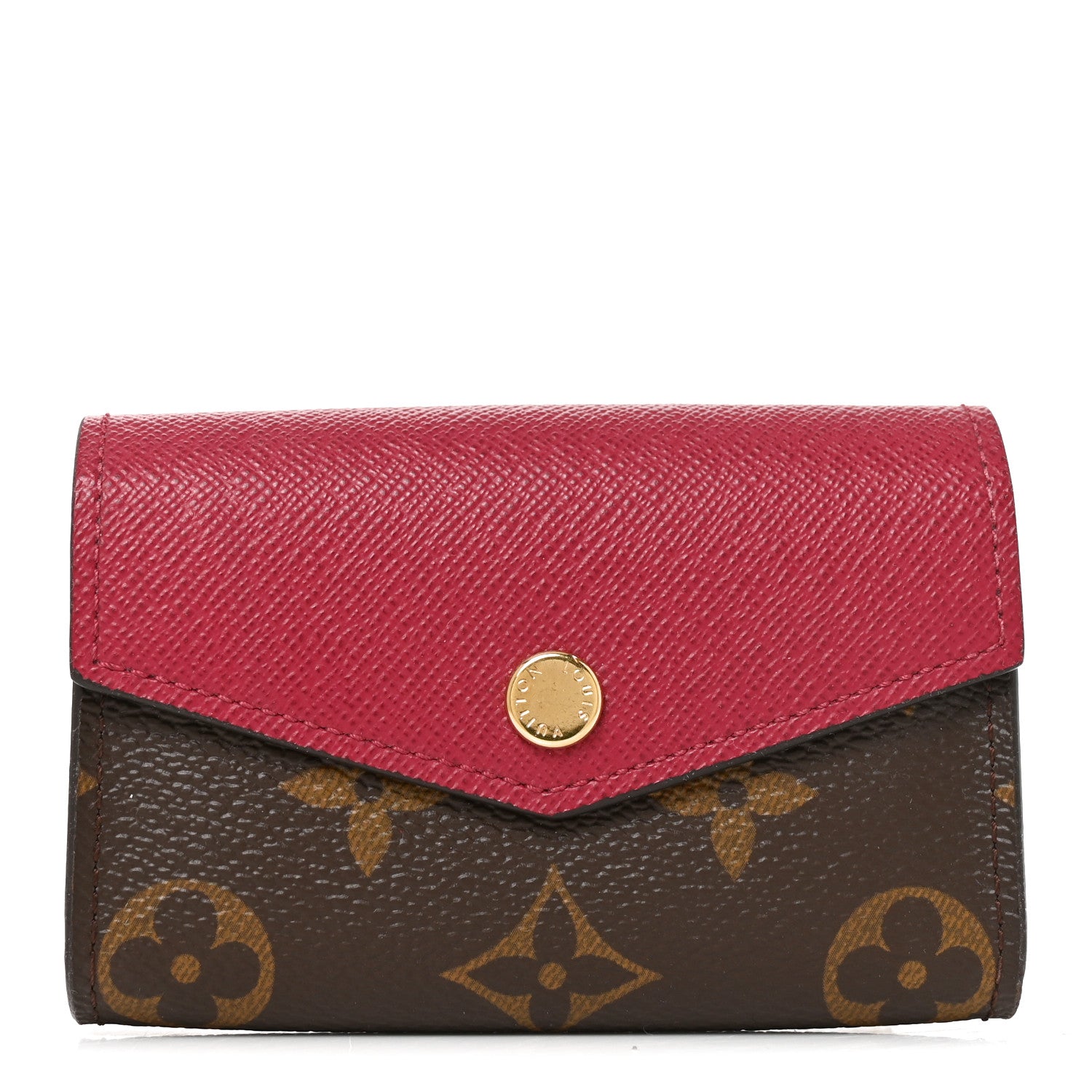 Louis Vuitton Monogram Sarah Multicartes Fuchsia 1 of 6
