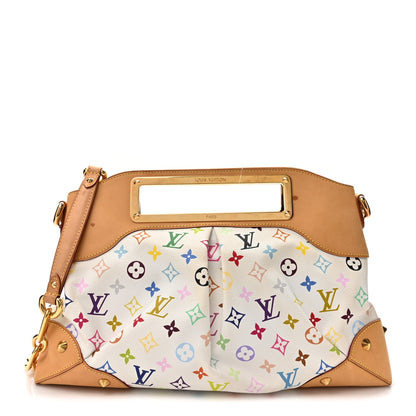 Louis Vuitton Monogram Multicolor Judy MM White 1 of 15