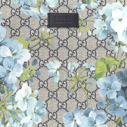 Gucci Soft GG Supreme Monogram Blooms Vertical Tote Blue 8 of 10