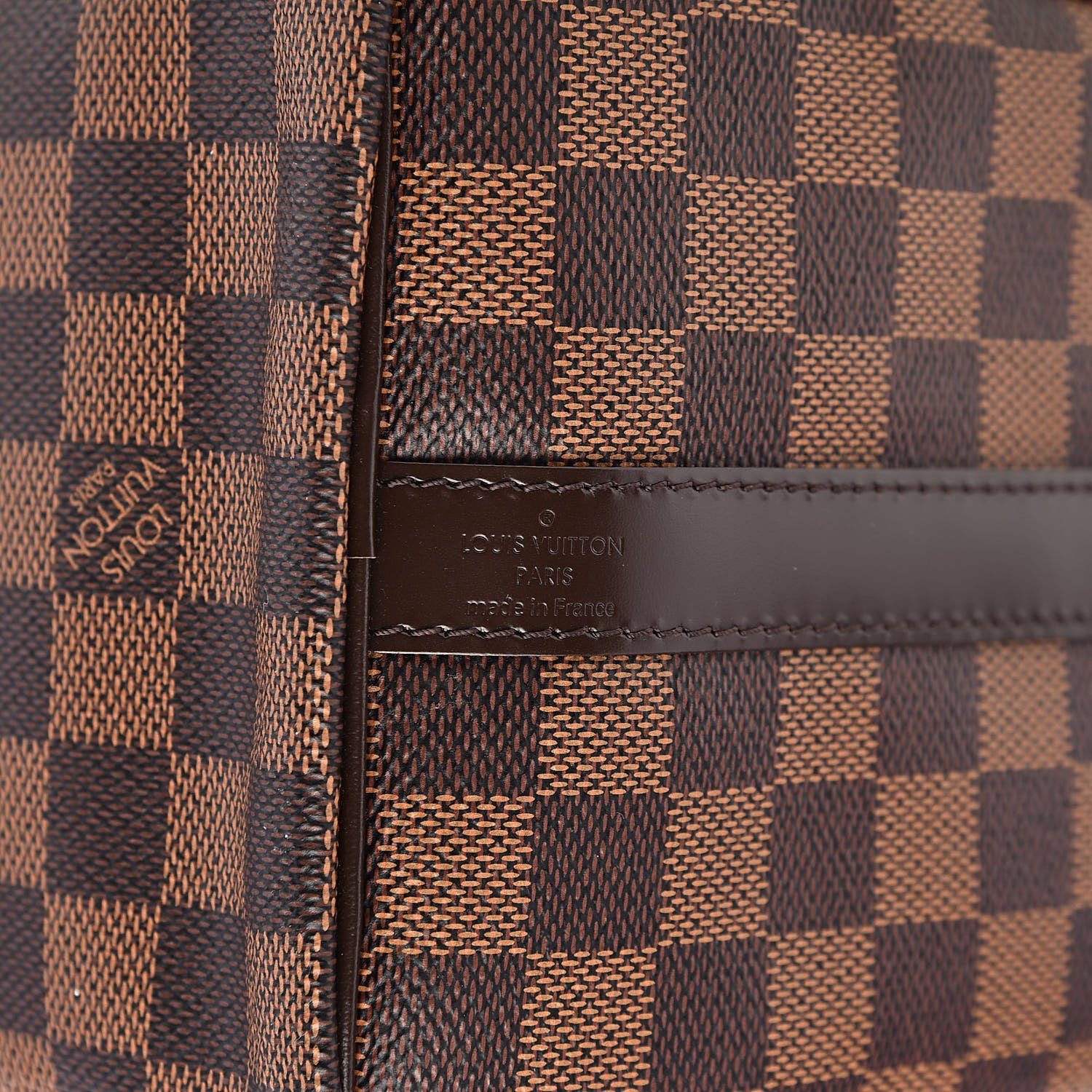 Louis Vuitton Damier Ebene Speedy Bandouliere 25 8 of 10