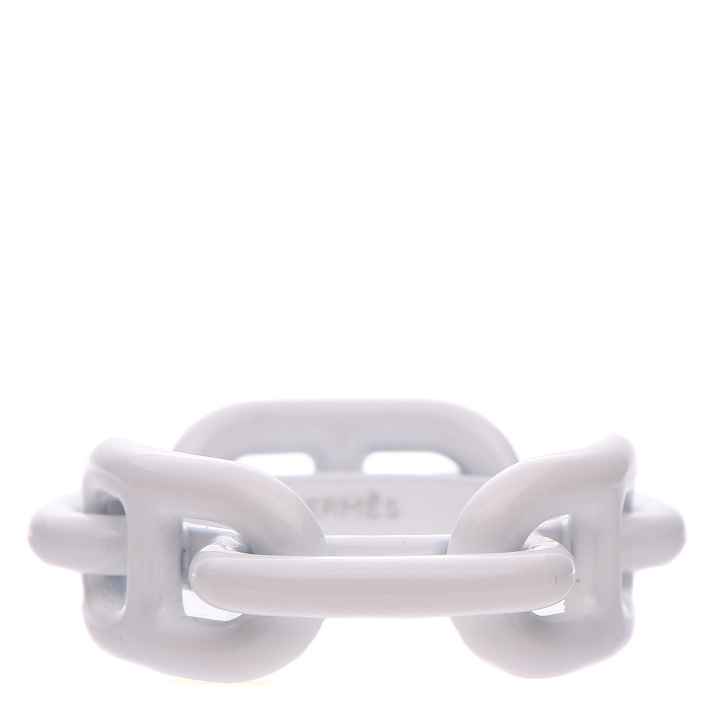 Lacquer Regate Scarf Ring Blanc White