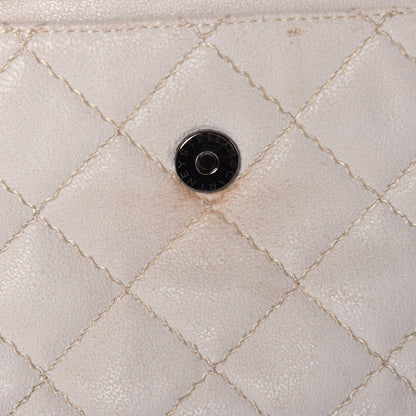 Stella McCartney Shaggy Deer Quilted Mini Falabella Fold Over Tote Chalk 11 of 17