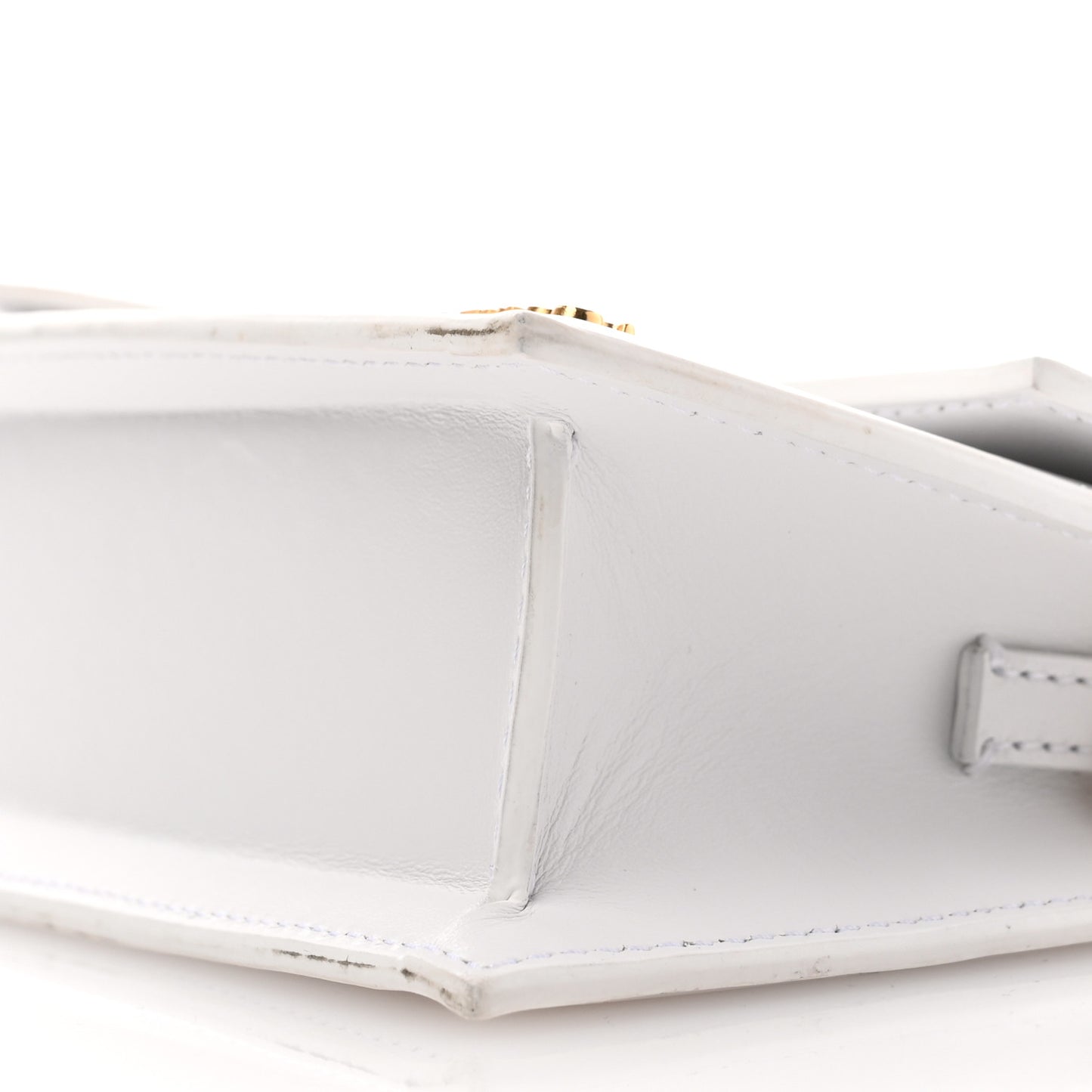 Smooth Calfskin Le Bambino Long White