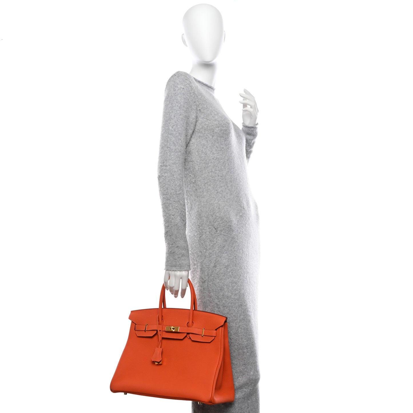 Togo Birkin 35 Orange