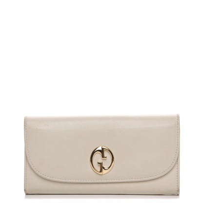 Gucci Calfskin 1973 Continental Clutch Wallet Off White 1 of 12
