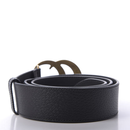 Gucci Textured Calfskin Double G 40mm Belt 85 34 Black 2 of 3