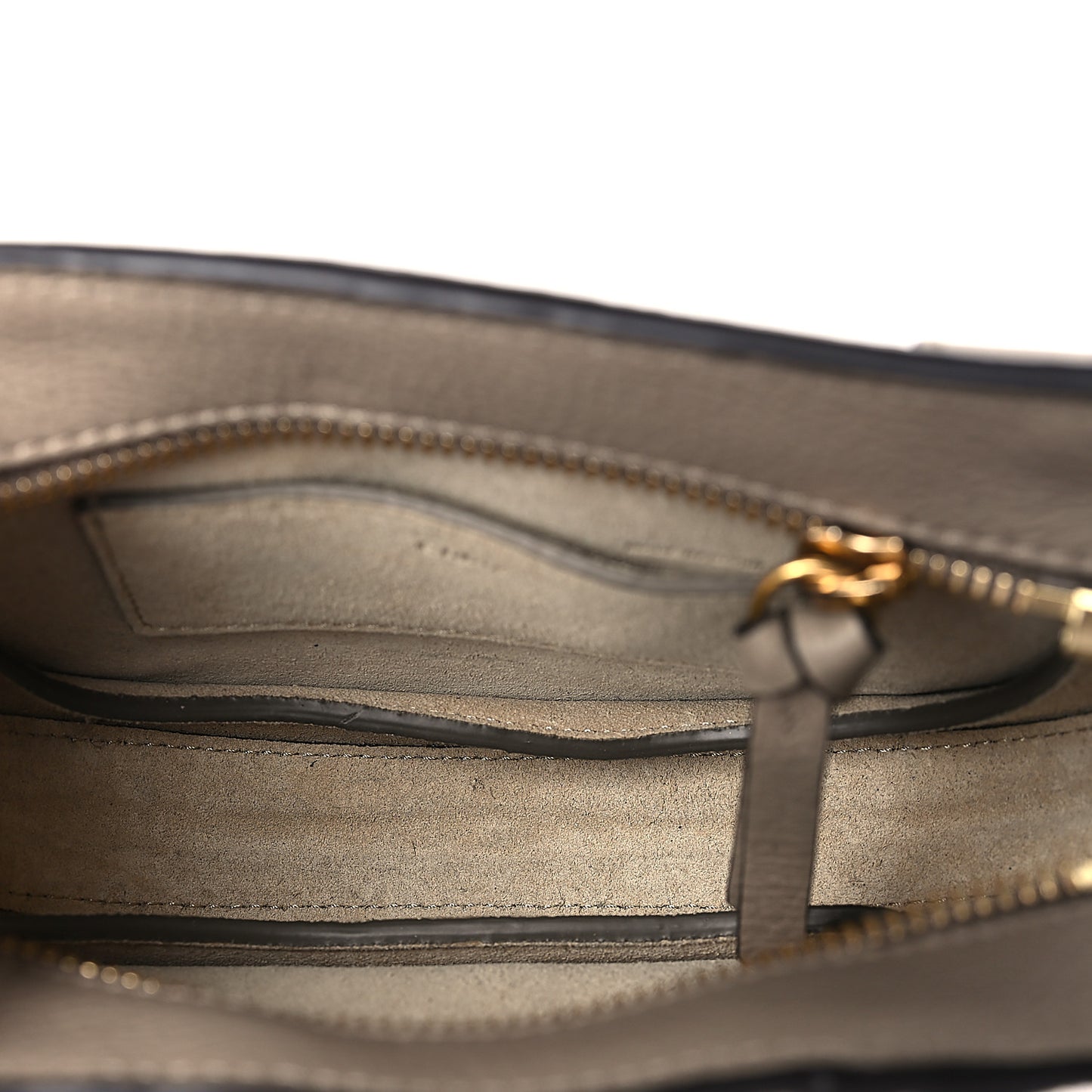 Calfskin Suede Medium Pixie Shoulder Bag Motty Grey