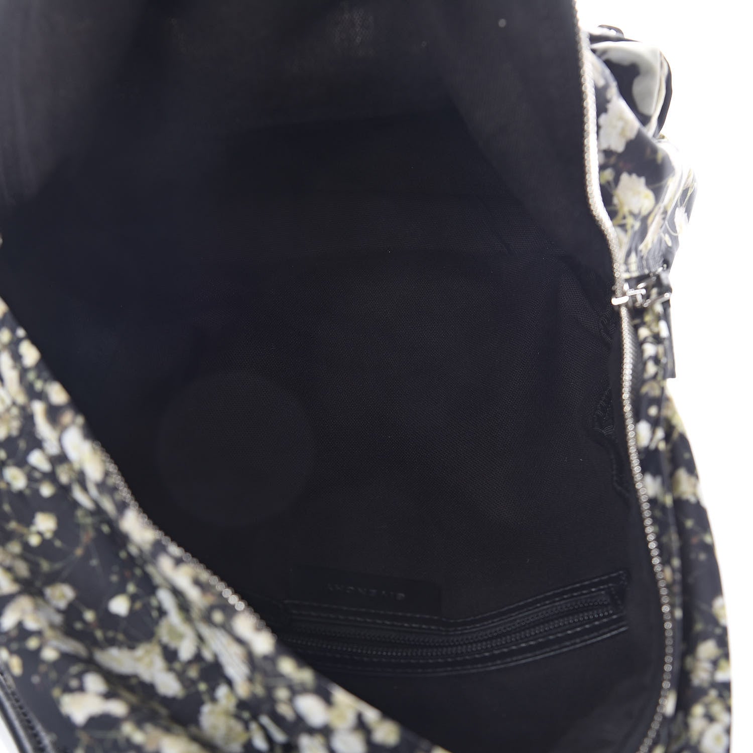 Givenchy Nylon Calfskin Baby's Breath Print Backpack Black 5 of 9