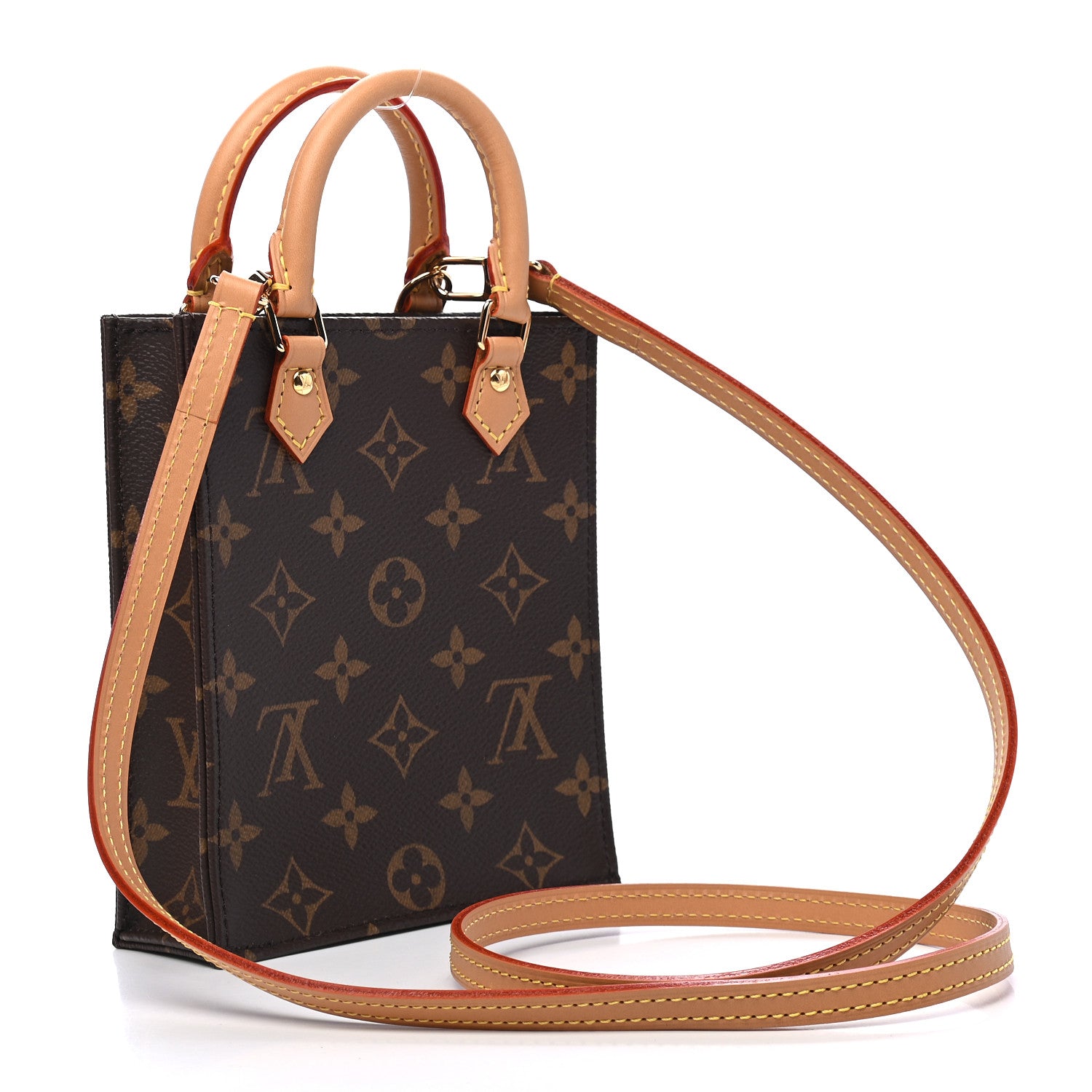 Louis Vuitton Monogram Petit Sac Plat 3 of 9