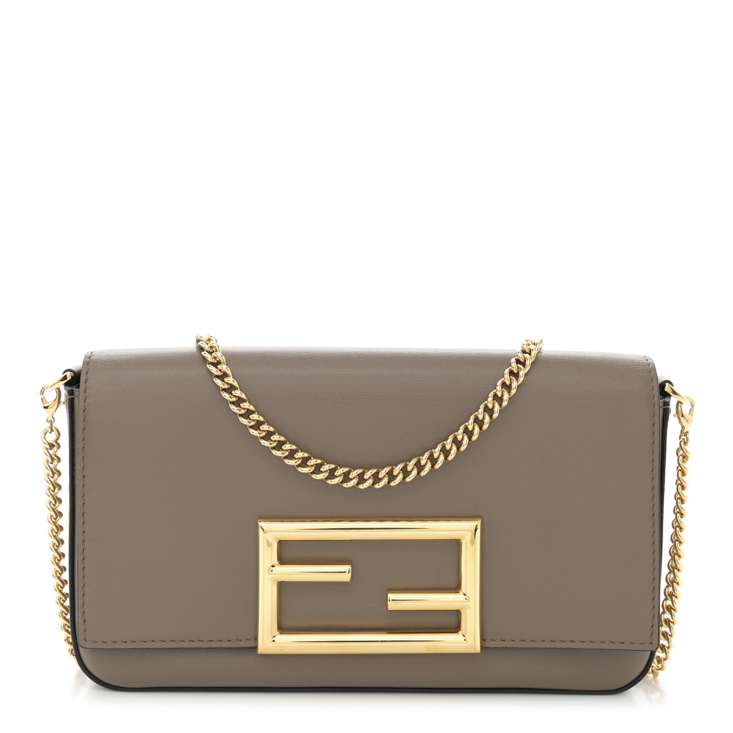 Vitello Palmellato Wallet on Chain with Pouches Tartufo