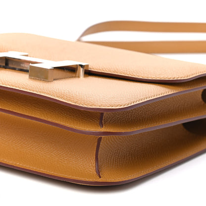 Hermes Epsom Enamel Constance 18 Sesame Lime 9 of 9