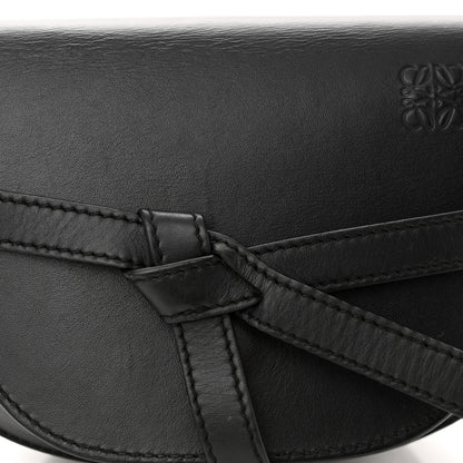 Loewe Calfskin Jacquard Mini Gate Dual Bag Black 11 of 12