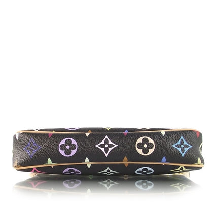 Louis Vuitton Monogram Multicolor Pochette Accessories Black 5 of 8