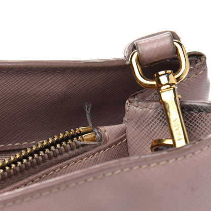 Prada Saffiano Small Galleria Double Zip Tote Cammeo 9 of 29