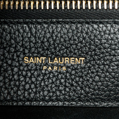 Saint Laurent Grained Calfskin Baby Sac De Jour Souple Black 7 of 11