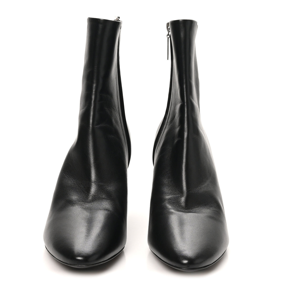 Nappa Vendome Loulou Ankle Zip Boot 39.5 Black