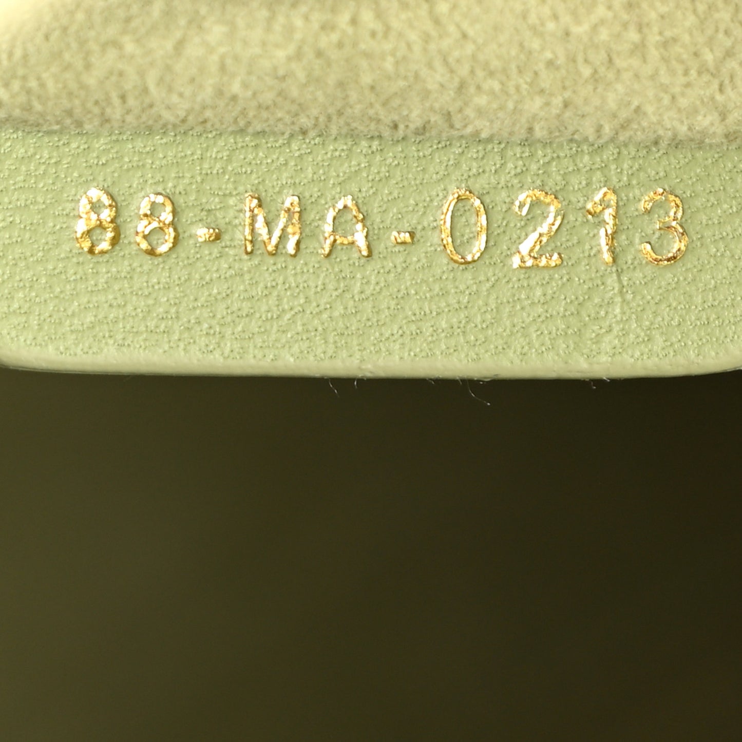 Lambskin Cannage Small My ABCDior Lady Dior Green
