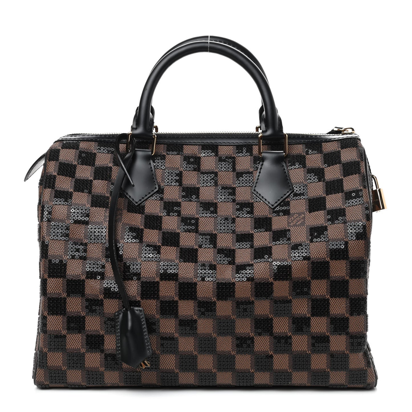 Damier Paillettes Speedy 30 Black