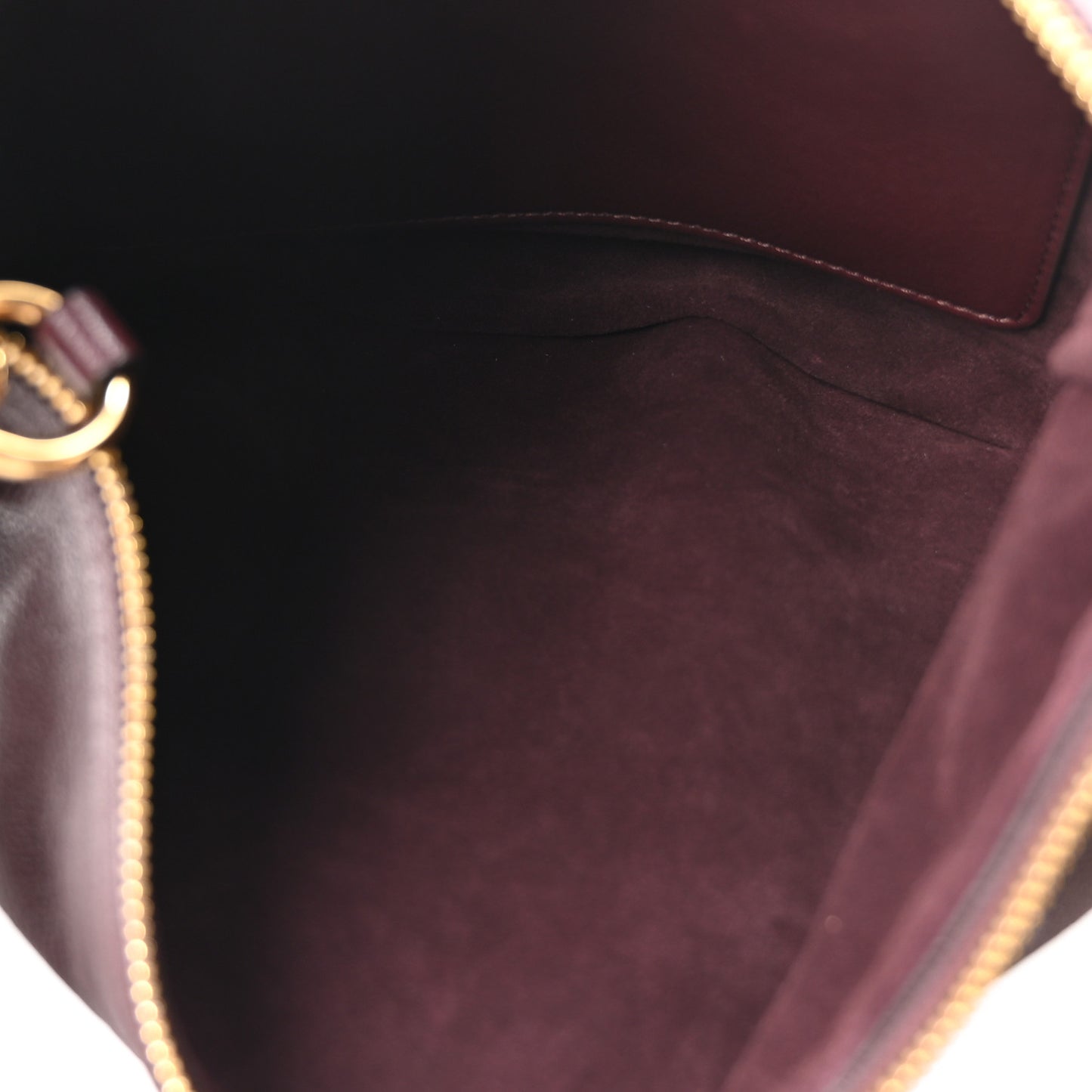 Grained Calfskin Small Bracelet Hobo Bag Grenat