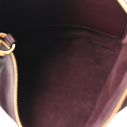 Chloe Grained Calfskin Small Bracelet Hobo Bag Grenat 5 of 10