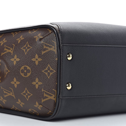 Louis Vuitton Calfskin Monogram Kimono Tote Black 8 of 10