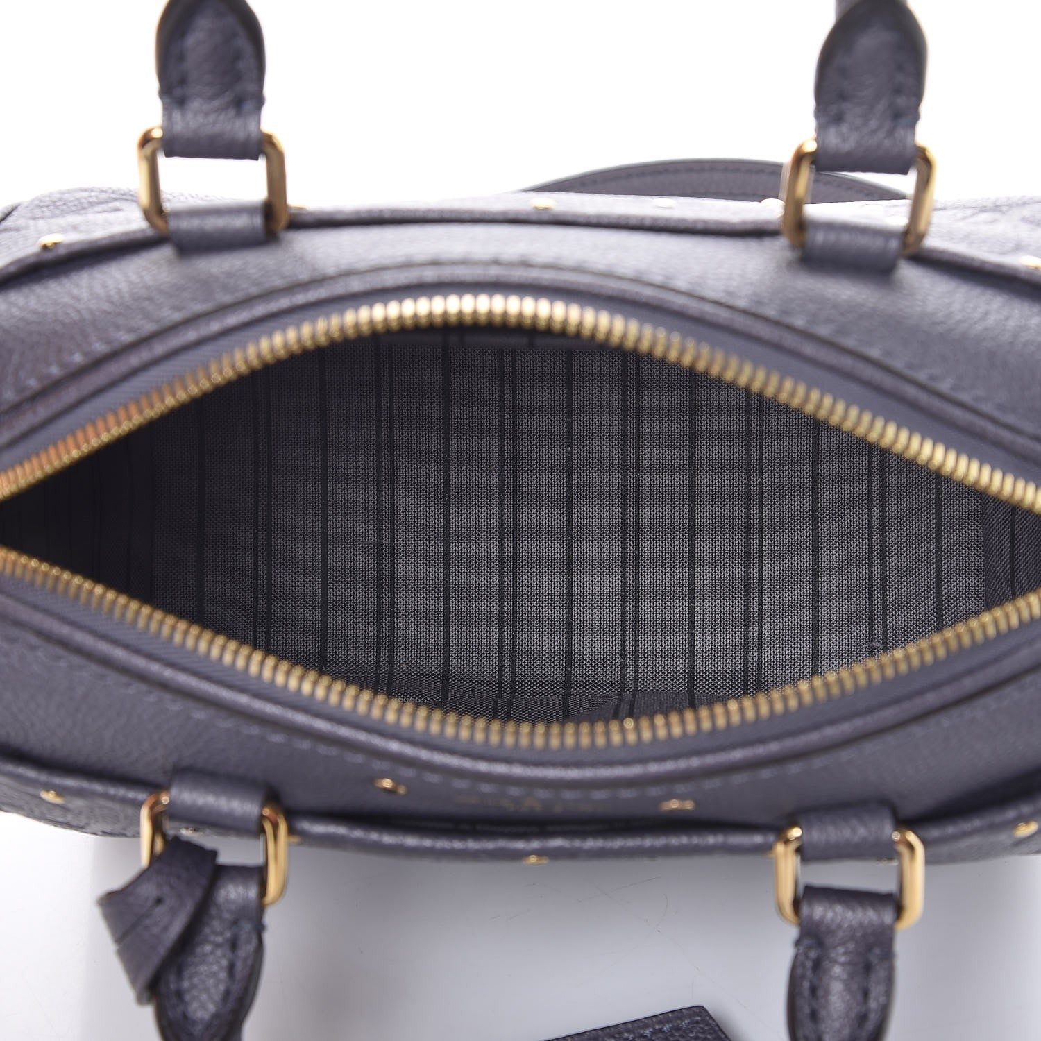 Louis Vuitton Empreinte Studded Speedy Bandouliere 20 Gris Silver 5 of 8