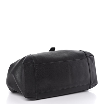Gucci Pebbled Calfskin Medium Greenwich Shoulder Bag Black 4 of 10