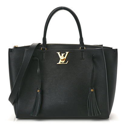 Louis Vuitton Calfskin Lockmeto Black 1 of 10