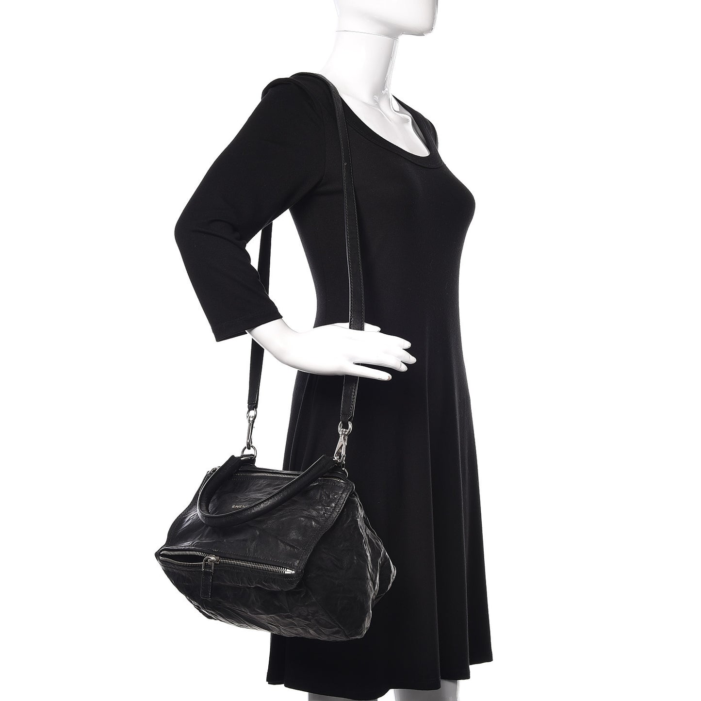 Tumbled Sheepskin Small Pandora Black