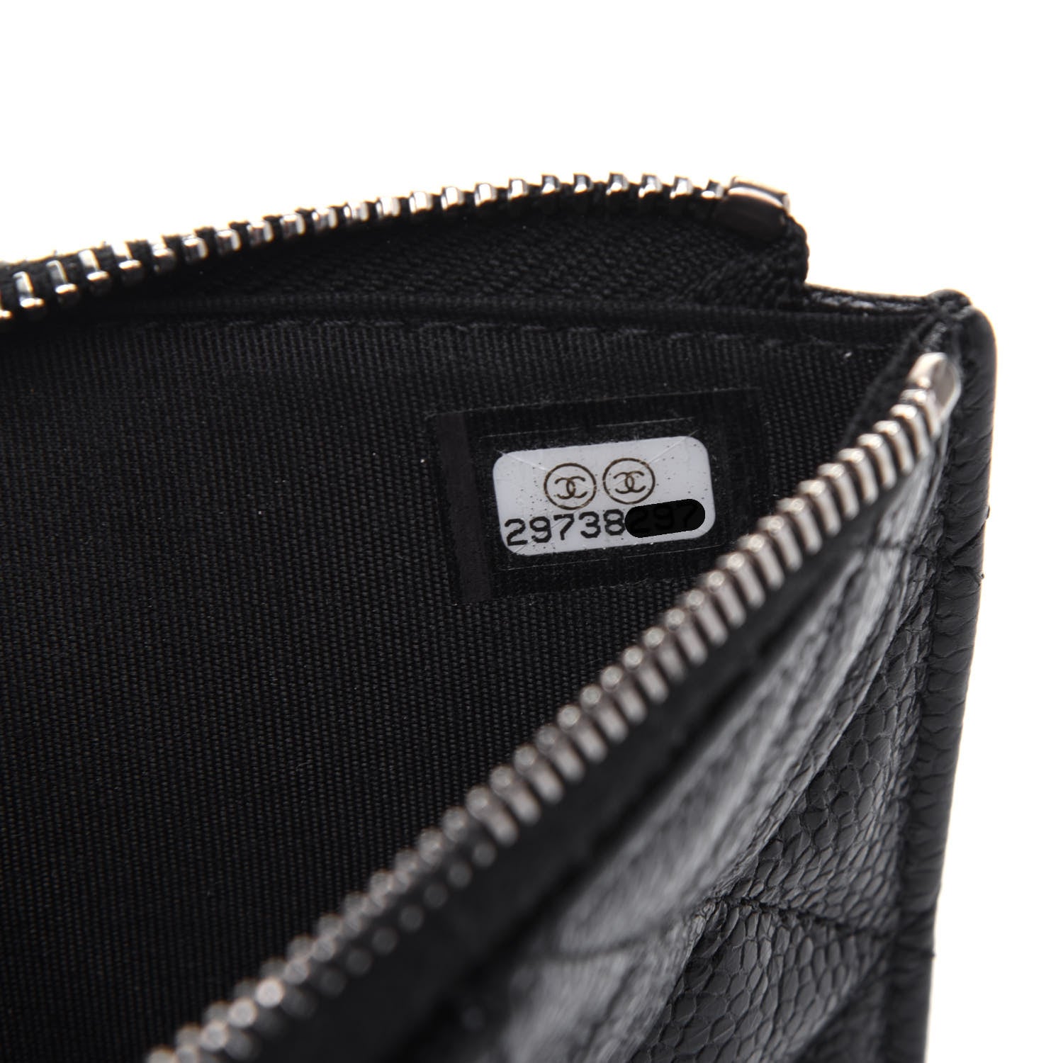 Chanel Caviar Quilted Classic Flat Wallet Pouch So Black 7 of 15