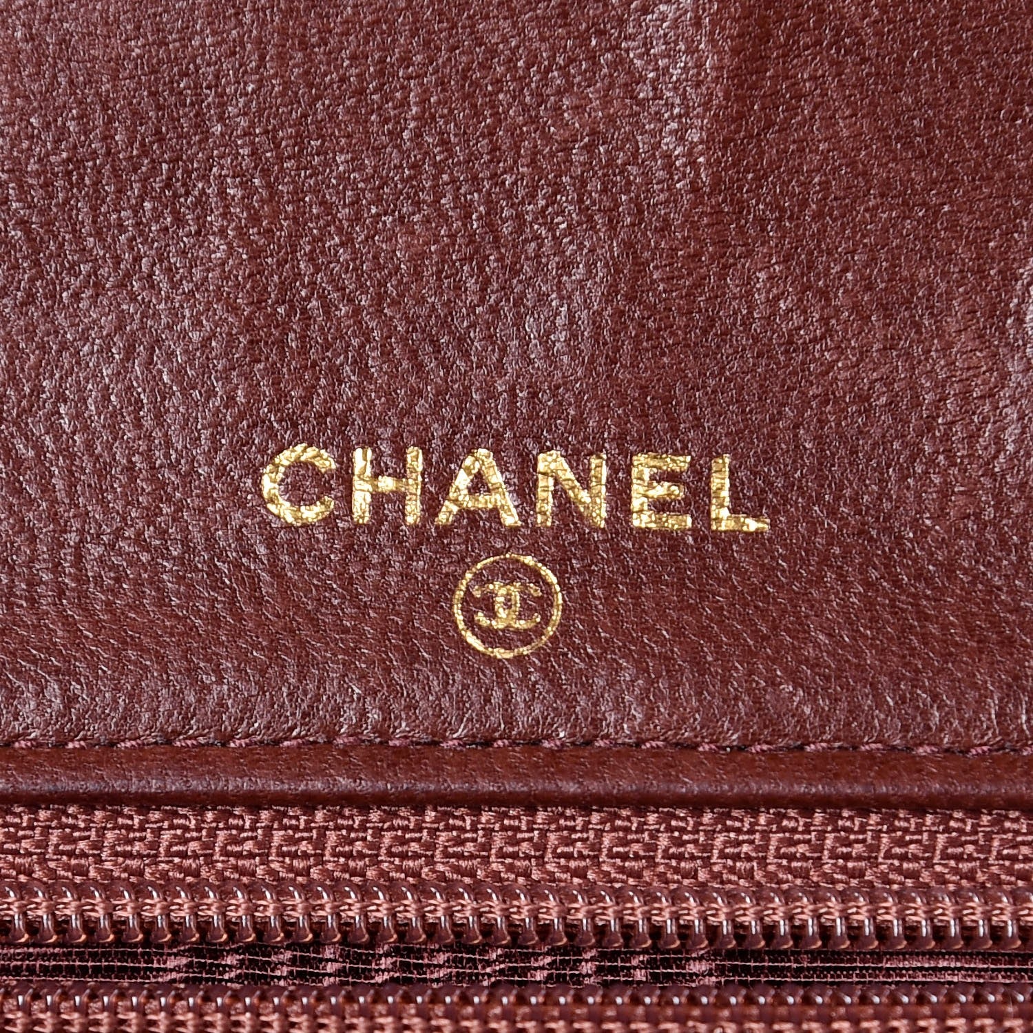 Chanel Caviar Timeless CC Wallet On Chain WOC Dark Brown 6 of 11