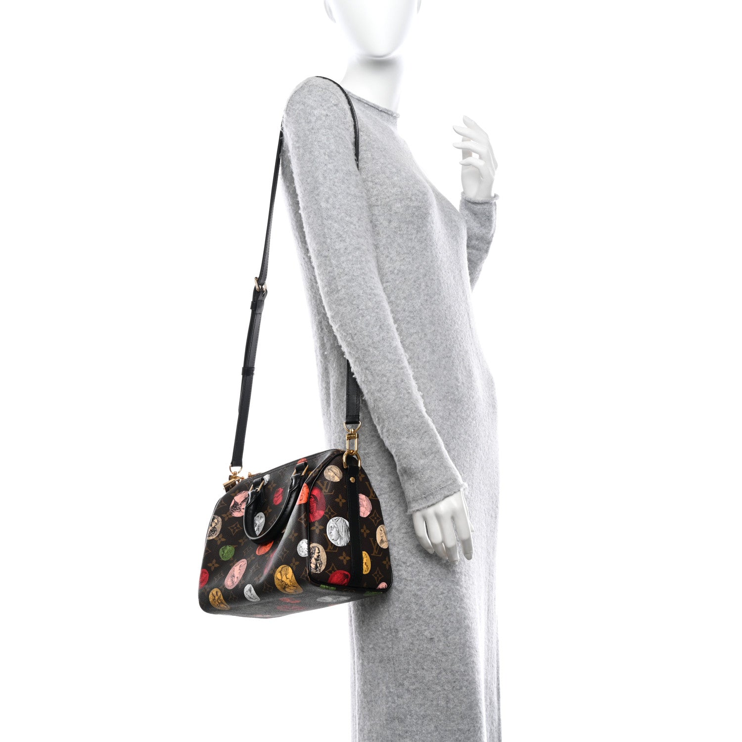 Louis Vuitton x FORNASETTI Monogram Cameo Speedy Bandouliere 25 2 of 9