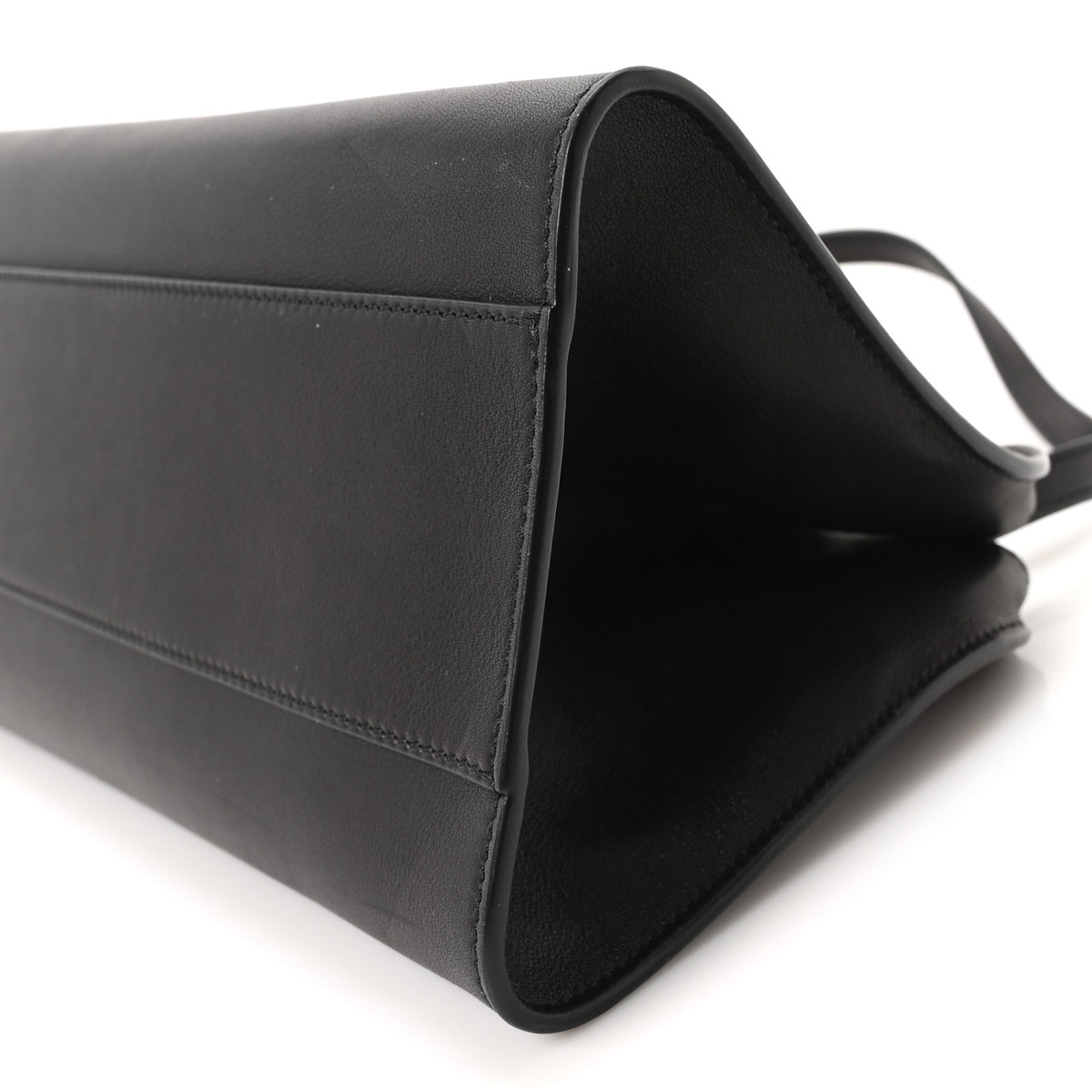 The Row Smooth Calfskin Peggy Bag Black 9 of 9