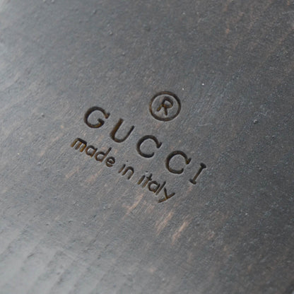 Gucci Monogram Natural Pigskin Web Horsebit Clog Slide Sandals 9.5 Beige Ebony Cocoa 7 of 8