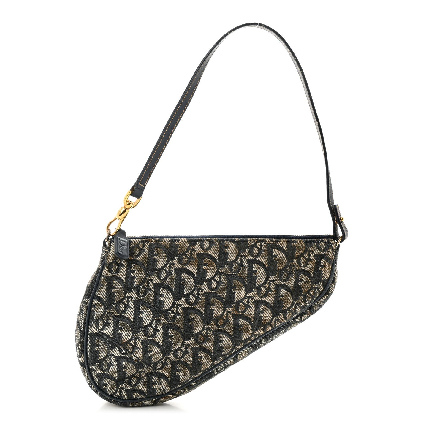 Monogram Mini Saddle Pochette Black