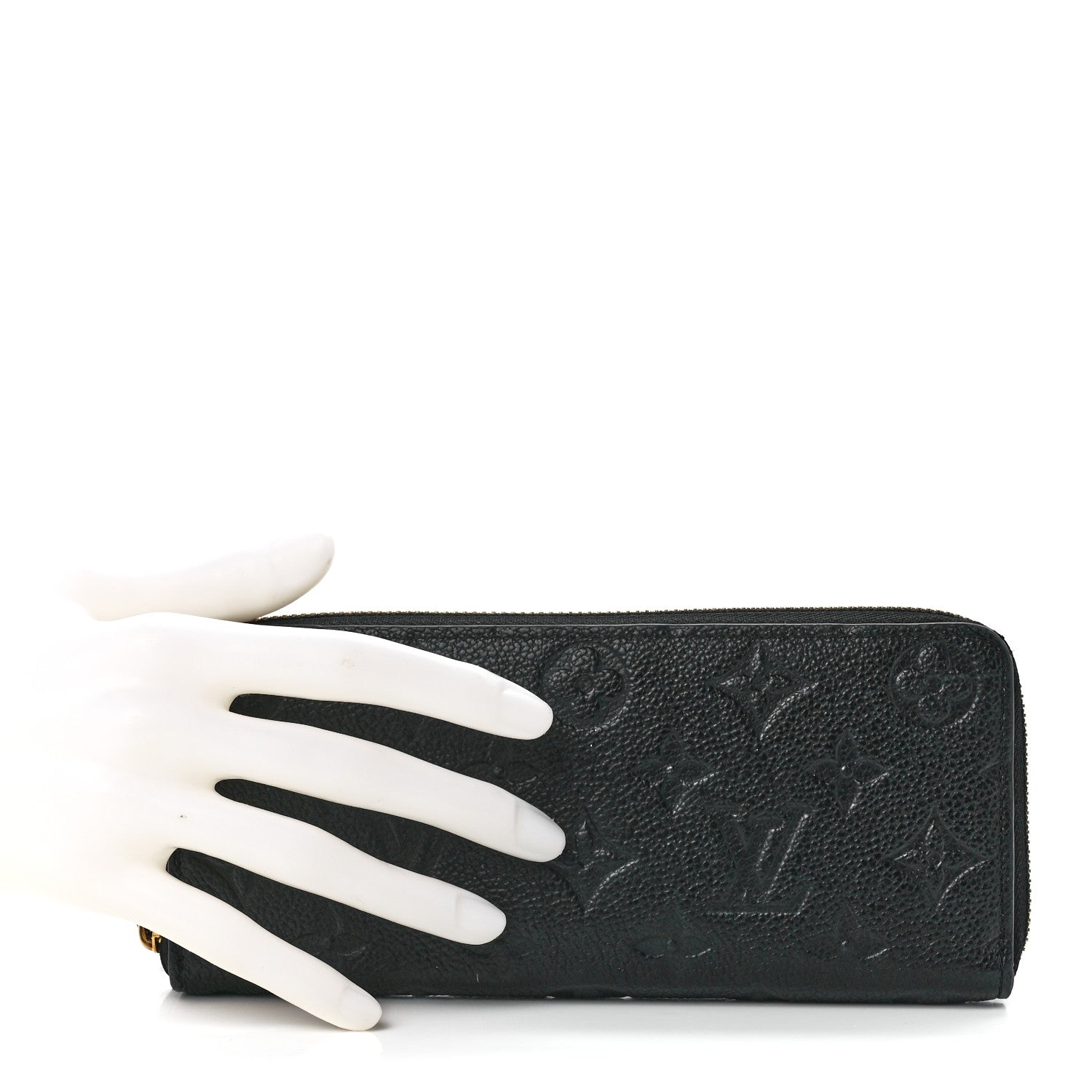 Louis Vuitton Empreinte Clemence Wallet Black 2 of 10