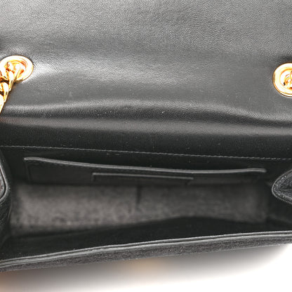 Saint Laurent Suede Small Classic Monogram Kate Tassel Satchel Black 5 of 10