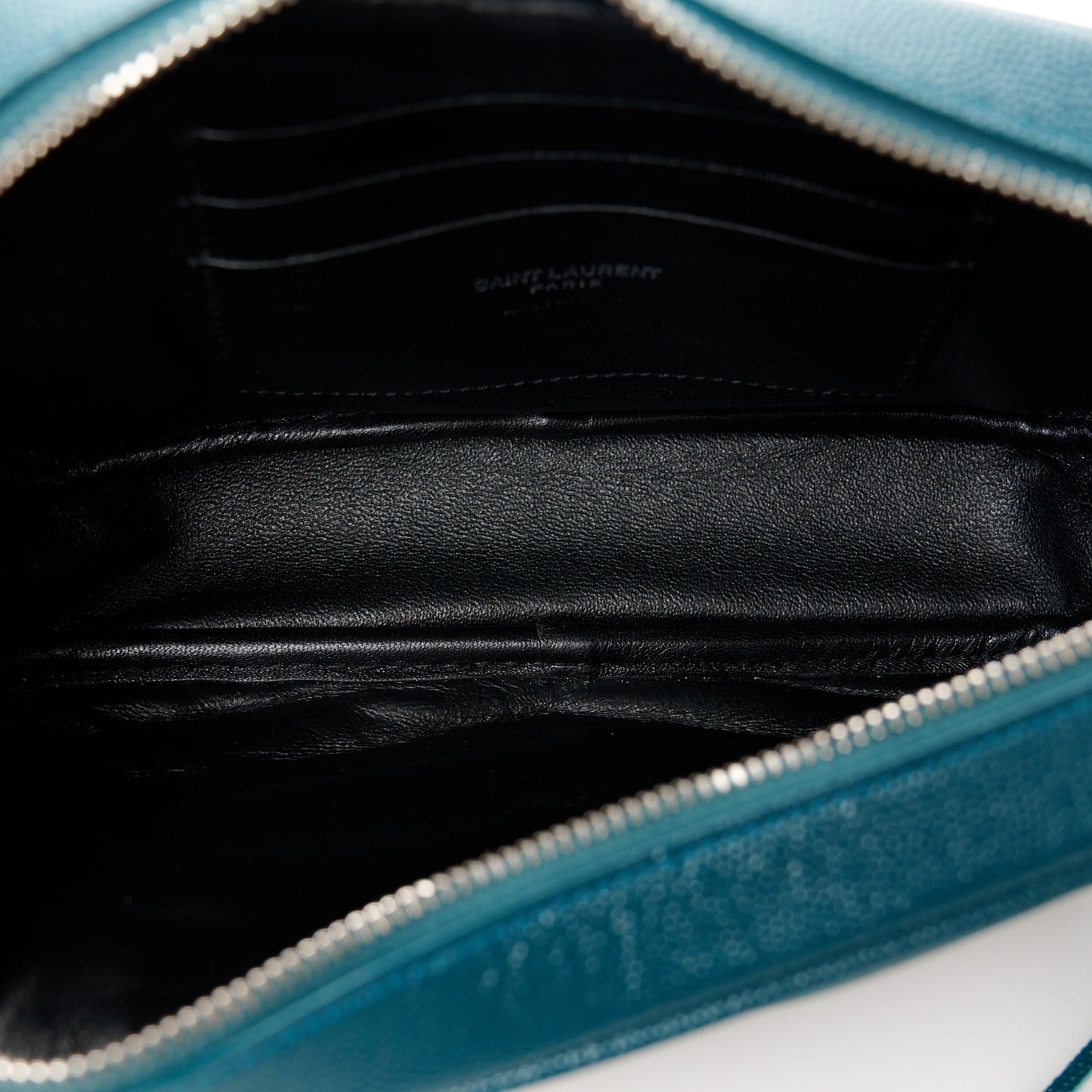 Grain De Poudre Matelasse Monogram Mini Lou Camera Bag Petrol Green