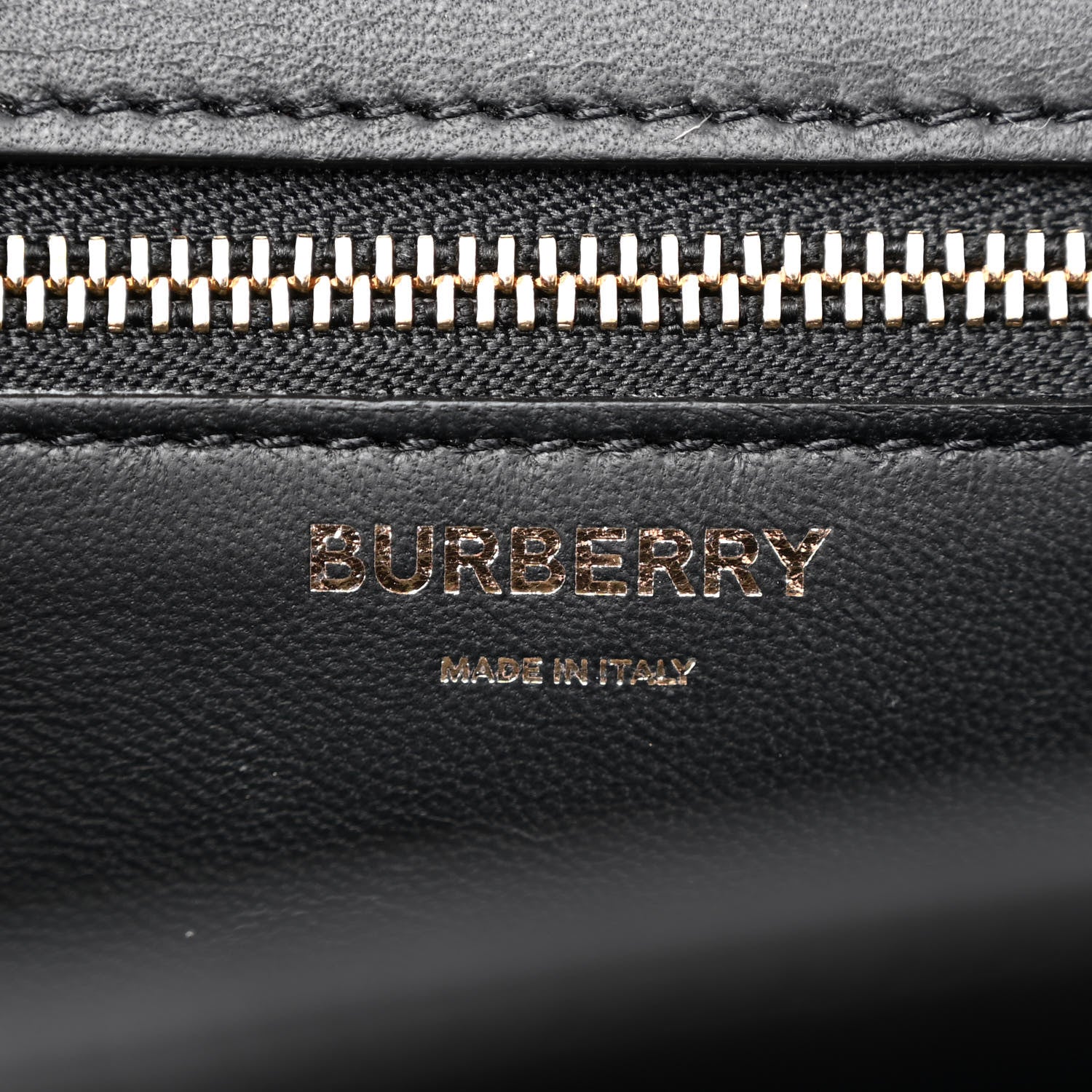 Burberry Calfskin Medium TB Bag Black 6 of 10