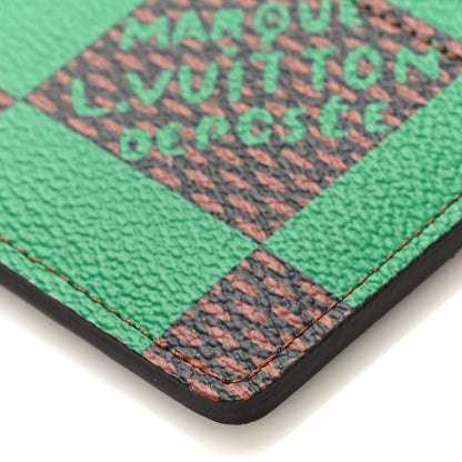 Louis Vuitton Damier Pop Porte Cartes Simple Green 8 of 8
