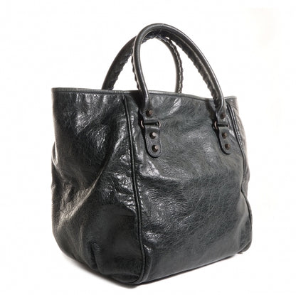 Balenciaga Agneau Classic Hardware S Sunday Tote Anthracite 3 of 12